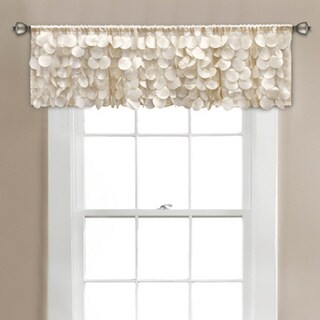 Dis Le Bois From Italy Country Life Window Valance Lined and Corded Rod Pocket Scallop Valance Designer Fabric European Country